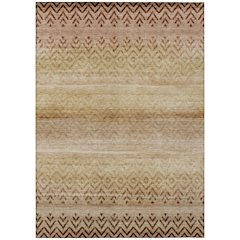 Machine Washable Indoor/Outdoor Chantille ACN2042 Beige 10' x 14' Rug