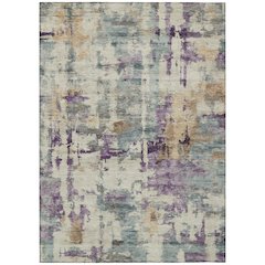 Machine Washable Indoor/Outdoor Chantille ACN2072 Linen 10' x 14' Rug