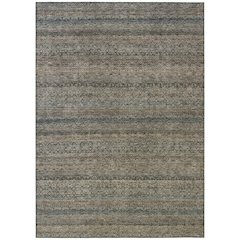 Machine Washable Indoor/Outdoor Chantille ACN2105 Chocolate 10' x 14' Rug