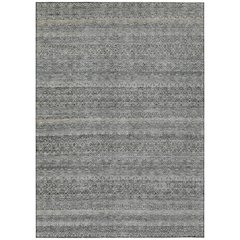 Machine Washable Indoor/Outdoor Chantille ACN2105 Pewter 10' x 14' Rug