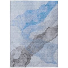 Machine Washable Indoor/Outdoor Chantille ACN2109 Sky 10' x 14' Rug