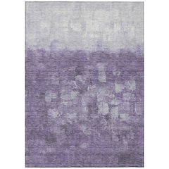Machine Washable Indoor/Outdoor Chantille ACN2119 Purple 10' x 14' Rug