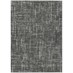 Machine Washable Indoor/Outdoor Chantille ACN2130 Charcoal 10' x 14' Rug
