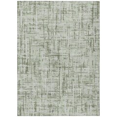 Machine Washable Indoor/Outdoor Chantille ACN2130 Green 10' x 14' Rug