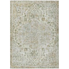 Machine Washable Indoor/Outdoor Chantille ACN2138 Ivory 10' x 14' Rug