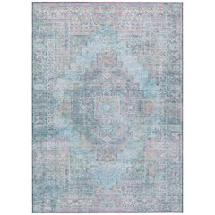 Machine Washable Indoor/Outdoor Chantille ACN2140 Blue 10' x 14' Rug
