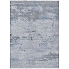 Machine Washable Indoor/Outdoor Chantille ACN2145 Blue 10' x 14' Rug