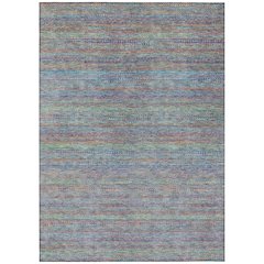 Machine Washable Indoor/Outdoor Chantille ACN2148 Blue 10' x 14' Rug