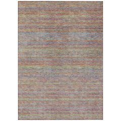 Machine Washable Indoor/Outdoor Chantille ACN2148 Terracotta 10' x 14' Rug
