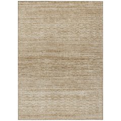 Machine Washable Indoor/Outdoor Chantille ACN2150 Beige 10' x 14' Rug