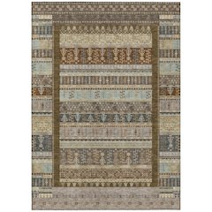 Machine Washable Indoor/Outdoor Chantille ACN2160 Brown 10' x 14' Rug