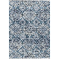 Machine Washable Indoor/Outdoor Chantille ACN2196 Denim 10' x 14' Rug