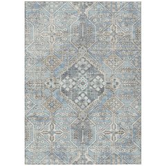 Machine Washable Indoor/Outdoor Chantille ACN2197 Sky 10' x 14' Rug
