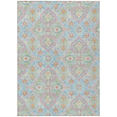 Machine Washable Indoor/Outdoor Chantille ACN2207 Sky 10' x 14' Rug