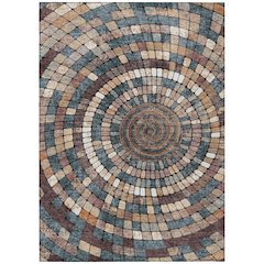 Machine Washable Indoor/Outdoor Chantille ACN2216 Copper 10' x 14' Rug