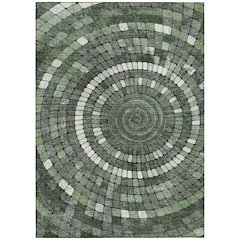 Machine Washable Indoor/Outdoor Chantille ACN2216 Sage 10' x 14' Rug