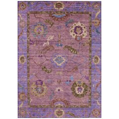 Machine Washable Indoor/Outdoor Chantille ACN2230 Pink 10' x 14' Rug