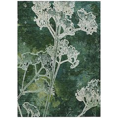 Machine Washable Indoor/Outdoor Chantille ACN2239 Teal 10' x 14' Rug