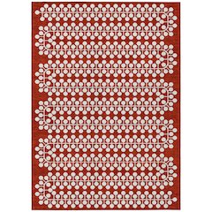 Machine Washable Indoor/Outdoor Chantille ACN2247 Red 10' x 14' Rug