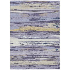 Machine Washable Indoor/Outdoor Chantille ACN2287 Purple 10' x 14' Rug