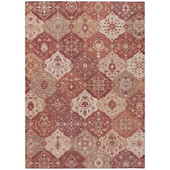 Machine Washable Indoor/Outdoor Chantille ACN2292 Red 10' x 14' Rug