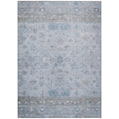 Machine Washable Indoor/Outdoor Chantille ACN2323 Blue 10' x 14' Rug