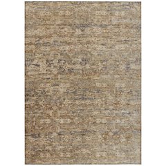 Machine Washable Indoor/Outdoor Chantille ACN2324 Brown 10' x 14' Rug