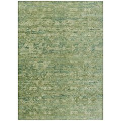 Machine Washable Indoor/Outdoor Chantille ACN2324 Green 10' x 14' Rug