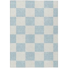Machine Washable Indoor/Outdoor Chantille ACN2345 Blue 10' x 14' Rug