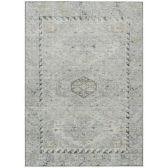 Machine Washable Indoor/Outdoor Chantille ACN2357 Brown 10' x 14' Rug