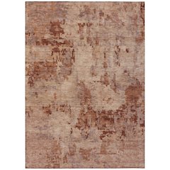 Machine Washable Indoor/Outdoor Chantille ACN2360 Orange 10' x 14' Rug
