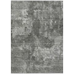 Machine Washable Indoor/Outdoor Chantille ACN2361 Gray 10' x 14' Rug