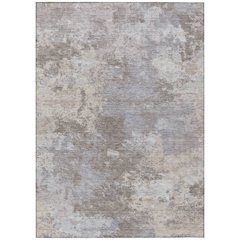 Machine Washable Indoor/Outdoor Chantille ACN2364 Brown 10' x 14' Rug