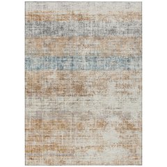 Machine Washable Indoor/Outdoor Chantille ACN2388 Orange 10' x 14' Rug