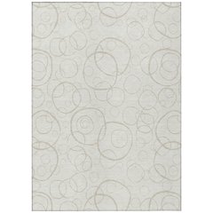 Machine Washable Indoor/Outdoor Chantille ACN2407 Ivory 10' x 14' Rug
