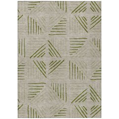 Machine Washable Indoor/Outdoor Chantille ACN2413 Ivory 10' x 14' Rug