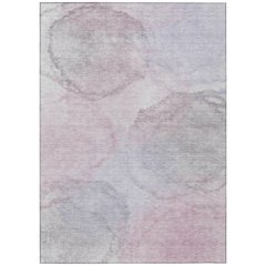 Machine Washable Indoor/Outdoor Chantille ACN2443 Pink 10' x 14' Rug