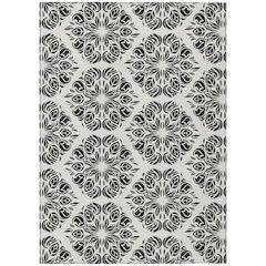 Machine Washable Indoor/Outdoor Chantille ACN2456 Ivory 10' x 14' Rug