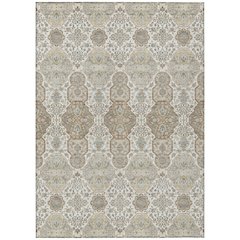 Machine Washable Indoor/Outdoor Chantille ACN2483 Ivory 10' x 14' Rug