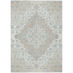 Machine Washable Indoor/Outdoor Chantille ACN2486 Ivory 10' x 14' Rug