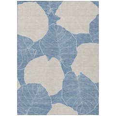 Machine Washable Indoor/Outdoor Chantille ACN2506 Blue 10' x 14' Rug
