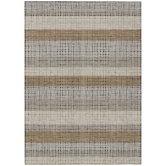Machine Washable Indoor/Outdoor Chantille ACN2530 Brown 10' x 14' Rug