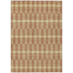 Machine Washable Indoor/Outdoor Chantille ACN2547 Gold 10' x 14' Rug
