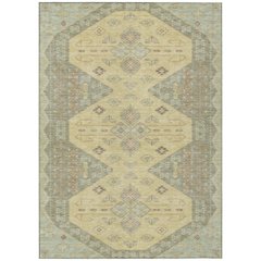 Machine Washable Indoor/Outdoor Chantille ACN2565 Green 10' x 14' Rug