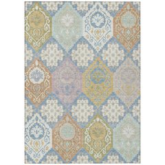 Machine Washable Indoor/Outdoor Chantille ACN2588 Blue 10' x 14' Rug
