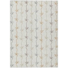 Machine Washable Indoor/Outdoor Chantille ACN2593 Ivory 10' x 14' Rug