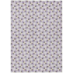 Machine Washable Indoor/Outdoor Chantille ACN2602 Purple 10' x 14' Rug