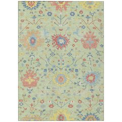 Machine Washable Indoor/Outdoor Chantille ACN2609 Green 10' x 14' Rug