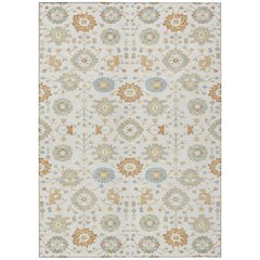 Machine Washable Indoor/Outdoor Chantille ACN2610 Ivory 10' x 14' Rug