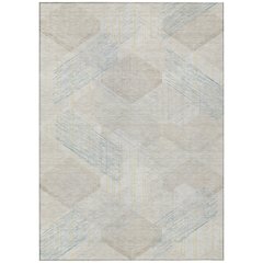 Machine Washable Indoor/Outdoor Chantille ACN2637 Ivory 10' x 14' Rug